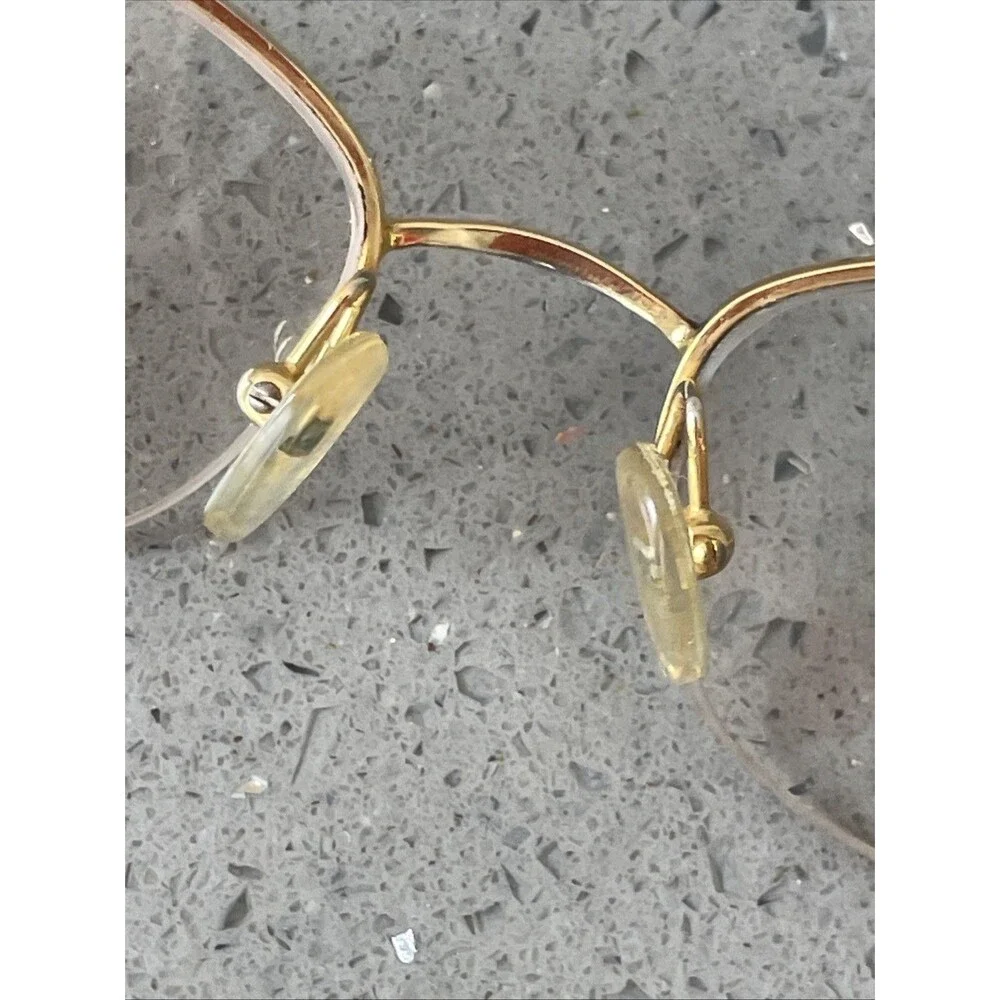 Diane Von Furstenberg 1559 GPK Eyeglasses Frames ONLY Gold 48-19-130 Half rim